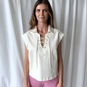 Rachel Comey Nave top ivory size 6
